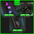 Professional RGB Wired 3600 DPI Competitive Gaming Mouse With Free Pad - 6 Programmable Buttons For Computer & Laptop. 