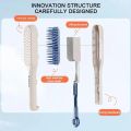 Self Cleaning Hair Brush, One-Click Cleaning Telescopic Hair Comb, Anti-Static Telescopic Hairbrush, Anti-Hair Entangled Automatic. 