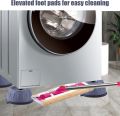 Anti Vibration Feet Pads 4 Pcs Washing Machine Shock Absorption and Noise Reducing Anti Slip Rubber Support for Furniture. 