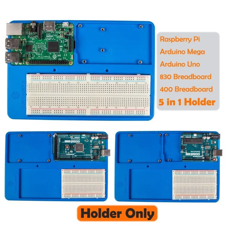 Sunfounder%20Rab%205%20In%201%20Breadboard%20Holder%20Base%20Plate%20Circuit%20Board%20Screws%20For%20Uno%20R3%20Mega%202560%20Raspberry%20Pi%203%20Model%20B%20-%20Image%202