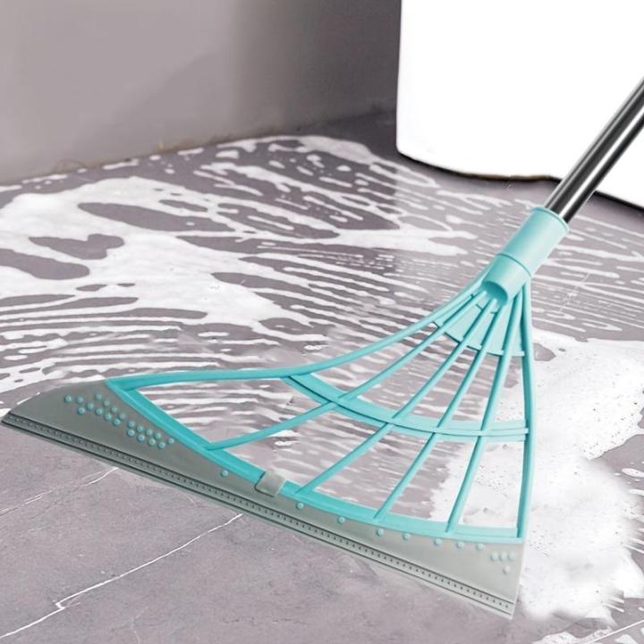 Magic Wiper Broom Wipe Squeeze Silicone Mop For Wash Floor Clean Tools Windows Scraper Pet Hair Non-Stick Sweeping Quick Dry