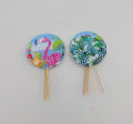 FLAMINGO THEME CUPCAKE TOPPER - PACK OF 10 CUPCAKE TOPPERS - FLAMINGO CUPCAKE TOPPERS. 