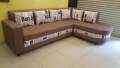 Curved Design L Shape Sofa Set. 