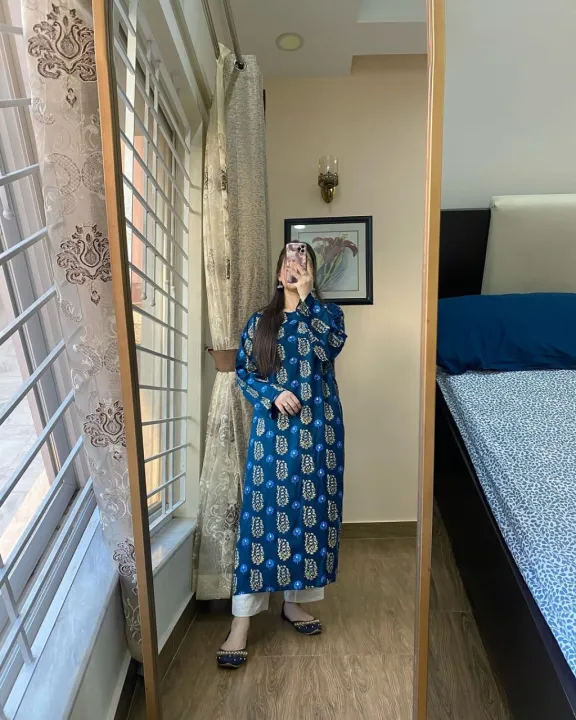 Trendy%20Stitched%20Long%20Length%202pc%20Dress%20for%20women%20-%20Image%205