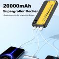 Power Bank 20000mah, Leemoa K20 20000mah powerbank with superfast charging 22.5 compatible with all devices.. 