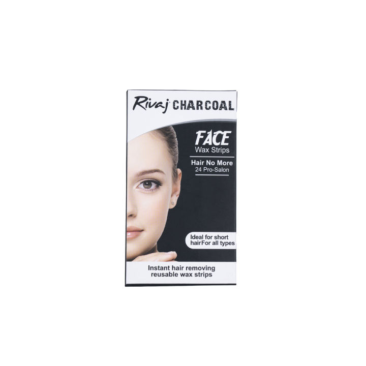 Rivaj UK - Charcoal Face Wax Strips