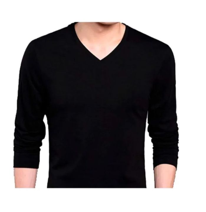Hinz Men's Essential V Neck (Full Sleeves) Combed Yarn Made
