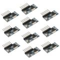 10PCS 433Mhz RF Receiver Learning Code Decoder Module 433 Mhz Wireless 4-Channel Output for Remote Controls Encoding. 