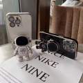 Universal Cute Cartoon 3D Astronaut Phone Holder, Portable Hidden Phone Stand, Smartphone Foldable Lazy Bracket -Phone Back Holder. 