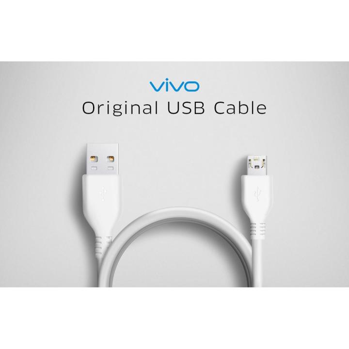Vivo USB 2.0 Fast Charging Micro Best High-Speed Data Transfer USB Cable (White)
