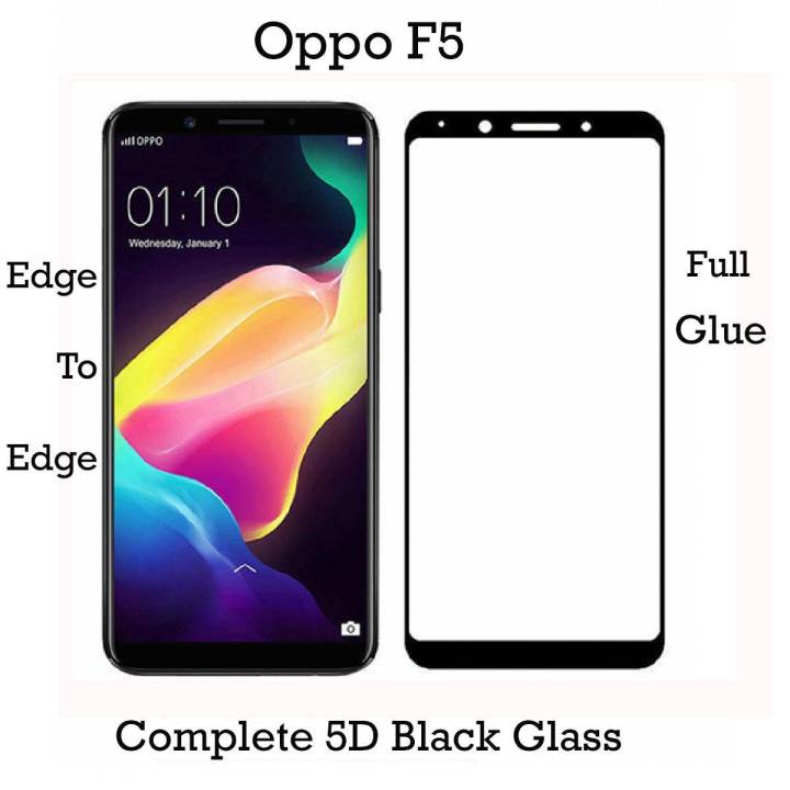 Oppo%20F5%20Glass%20Full%20Black%209D5D6D10D11D21D%20Tempered%20Glass%20Screen%20Protector%20Full%20Glue%20Edge%20To%20Edge%20For%20Oppo%20F5%20-%20Image%202