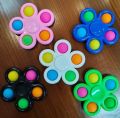Popit Spinner (Hard plastic material) Rainbow 🌈 colour. 