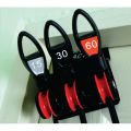 X Factor Door Gym to Make Home Gym For Harder Training  Exercise Resistance Tubes Fitness Body Building Stronger- Black & Red. 
