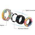 3pcs Magnetic Finger Rings Colorful Fidget Toy Set Children and Adul Magnets Spinner Rings For Unzip AntiStress Finger Toy. 