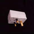 EURO 13A Flat 3 Pin Multi Plug & Socket with Fuse Protection. 