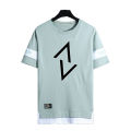 Green Home Summer T-shirt Letter Print Pullover Short Sleeve Men Top. 