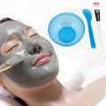 Online Karachi Mask Kit, 4-in-1 Face Mask Mixing Bowl with Stick Brush Set, Professional Bleach Bowl Set, Bleach Bowl Facial Mask, Facial Care Make Up Bowl Sets, Salon and Parlor Accessories. 