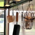 CUANFEN 10 Pack Gravity Hook Strong Magnetic Hook Key Holder for Wall Multipurpose Storage Hooks Coat Cup Hanger Magnet Home Garden. 