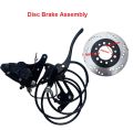 2000W 48-72V 17” Alloy Rim BLDC Electric Bike Motor + Hybrid Sprocket + Disc Brake Kit. 