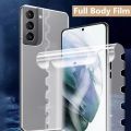 （For S23）360 Full Body Hydrogel Film For Samsung Galaxy S22 S21 S20 FE Ultra S23 + 5G Note 20 Curved Screen Protector S21+ S22+ Not Glass. 