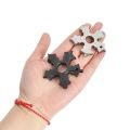 17in1 Snowflake Multi Keychain Spanner Hex Wrench Black. 