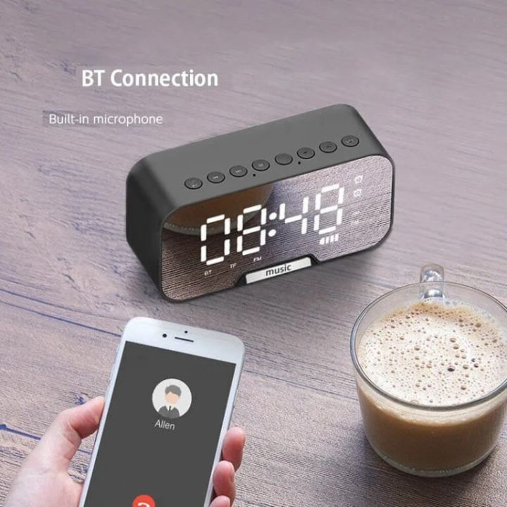 Bluetooth%20Alarm%20Clock%20Speaker%20Q5%20%E2%80%94%20Mirror%20Display,%20Dual%20Alarm%20&%20FM%20Radio%20%7C%20HD%20Digital%20Mirror,%20Wireless%20Bluetooth%20Music,%20Compact%20Smart%20Clock%20Speaker%20-%20Image%206