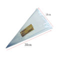 Bag with Ties for Wedding Birthday Easter Favors Packing 100Pcs/pack Plastic Cone Bag Transparent Triangle Candy Bags Carrot Gift. 