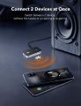 TaoTronics TT-BR05 (Upgrade Version) Bluetooth Receiver  Car Kits Portable Wireless Audio Adapter 3.5mm Aux Stereo Output (Bluetooth V 5.0 A2DP Built-in Microphone) for Home Audio Music Streaming Sound System. 