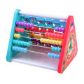 5-in-1 Multi-Functional Educational Activity Triangle Cube - Abacus, Blocks, Clock, Writing Board, Beads for Kids. 