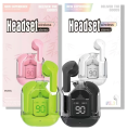 M04 Stereo Double and AIR31 Pod Wireless Bluetooth HandFree with Power Bank Stereo Earphones White bluetooth ear phone for all cell phones use. 