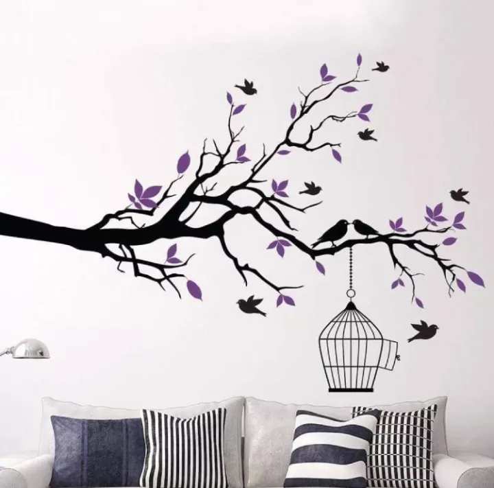Flower%20Cage%20Wall%20Paper%20Flowers%20Wall%20Sticker%20Decor%20-%20Image%202