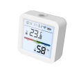 ROVF Wifi Temperature Humidity Sensor Indoor Hygrometer Thermometer Detector with Backlight Smart Life Remote Control Support Tuya Alexa Google Home. 