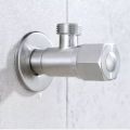 Stainless Steel Angle Valve SUS304 Kitchen Bathroom Toilet Water Faucet Shut Off 1/2" Valve for Hot and Cold Water Mixer. 