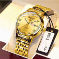 ORUSS Men's Watch Waterproof Genuine Quartz Stainless Steel Precision Wear-Resistant Dual Calendar. 