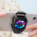 L01 RGB Mobile Radiator Phone Cooling Fan Case Cold Wind Handle Fan for PUGB Mobile Cooler Mobile Cooling Fan Case. 
