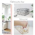 vertical rack metal wire magazine holder desk file folder organizer Magazine Holder document storage compact. 