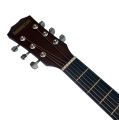 Semi Acoustic Guitar - Original Galaxy Leo - With Free Bag Accessories - Acoustic + Electric Guitar. 