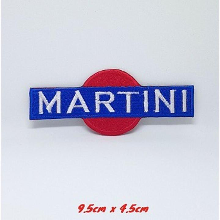 Embroidered MARTINI Racing car motor vehicle sports Sponsorship Iron ...