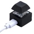 One Key USB Single Keyboard Mechanical Axis Wired Enter Custom Switch Password Cut Screen Desktop Shortcut Green Shaft Keyboard. 