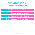 100+ Themes Happy Birthday Decoration Set Combo for Girls, Boys, Husband & Wife - Full Party Kit. 