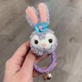 Headrope female internet celebrity ins Fengsen style tie, rubber band hair loop, star wearing, dew simple temperament, high elasticity, durable leather case. 
