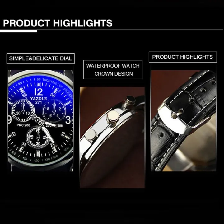 Male%20Business%20Watch%20Quartz%20Watch%20PU%20Men's%20Watch%20Luminous%20Wristwatch%20-%20Image%205
