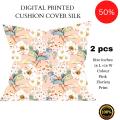 Cushion Cover Set of 2 Decorative Throw Cushion Covers for Sofa (16"x16") |Printed cushion cover| Decorative Digital print Custom Personalized Removable Washable Affordable Comfortable Eco-friendly cushion cover. 