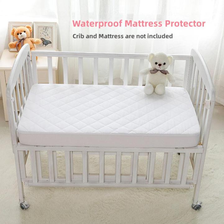 Panda Online Baby Crib Bed Waterproof Mattress Protector Cover Anti mite Urine proof Bed Mattress Protection Cover Daraz.pk