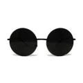 Black Round Punk Retro Sunglasses for Men - Steampunk Glasses. 