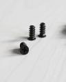 Pack of 12 - Computer PC Case Fan Mount Screws – Black. 