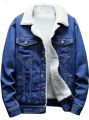 New Jeans jacket Sherpa Denim Jacket with White Fur. 