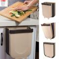 Kitchen Cabinet Door Hanging Trash Garbage Folding Dust Bin Fruits and Vegetable- Multi. 