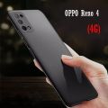 Oppo Reno 4 Case Soft TPU Back Cover Shockproof Silicone Bumper Anti-Fingerprints Full-Body Protective Case Cover. 
