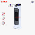 Sogo Ceramic Fan Heater (JPN-77) With Remote And Oscillating Function (1200watt). 